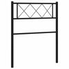 vidaXL Metal Replace Headboard Black 100 cm