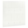 vidaXL 4-Panel Room Divider White 160x180 cm Steel