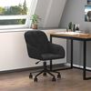 vidaXL Office Chair Height Adjustable Black 56 x 61.5 x 72 cm Velvet