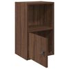 vidaXL Bookcase Brown Oak 31x24x52 cm Engineered Wood