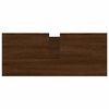 vidaXL Bathroom Cabinet Brown Oak 80x33x60 cm Engineered Wood