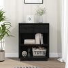 vidaXL Console Cabinet Black 60x34x75 cm Solid Wood Pine