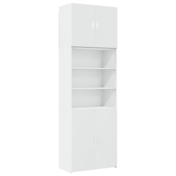 vidaXL Highboard White 80x42.5x249 cm Engineered Wood