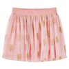 vidaXL Kids' Skirt with Tulle Light Pink 104