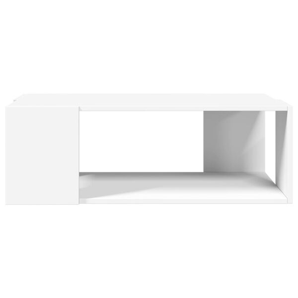 vidaXL Coffee Table White 89.5x48x30 cm Engineered Wood