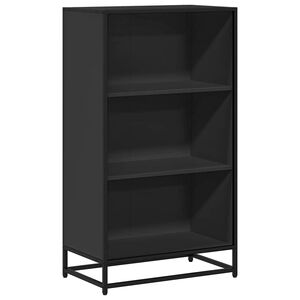 vidaXL Book Cabinet Black 60x35x107,5 cm Engineered Wood