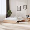 vidaXL Bed Frame without Mattress Solid Wood 160x200 cm