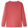 Kids' T-shirt with Long Sleeves Burnt Pink 140