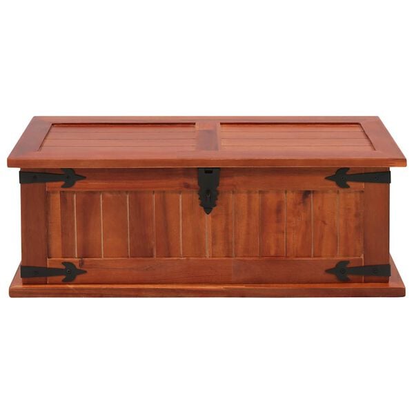 vidaXL Storage Chest 60x25x22 cm Solid Acacia Wood