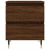 vidaXL Bedside Cabinet Brown Oak 40x35x50 cm Engineered Wood