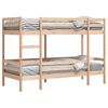 vidaXL Bunk Bed without Mattress 75x190 cm Small Single Solid Wood Pine