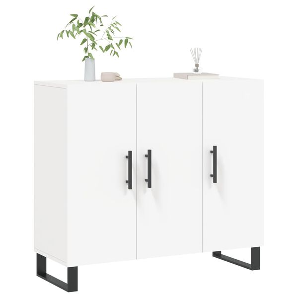 vidaXL Sideboard White 90x34x80 cm Engineered Wood