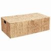 vidaXL Storage Box Natural 60 x 38 x 20 cm Water hyacinth