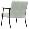 vidaXL Armchair Light Grey 59 x 75 x 78 cm Velvet