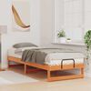 vidaXL Bed Frame Brown 90 x 210 cm Solid Pine Wood