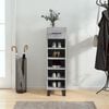 vidaXL Shoe Cabinet Concrete Grey 30x35x105 cm Engineered Wood