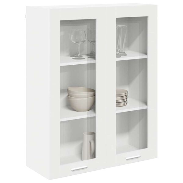 vidaXL Hanging Cabinet White 80 x 31 x 100 cm Engineered Wood