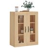 vidaXL Wall Mounted Cabinet Sonoma Oak 69.5x34x90 cm Engineered Wood