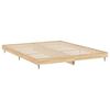 vidaXL Bed Frame without Mattress Sonoma Oak 120x200 cm Engineered Wood