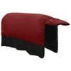 vidaXL Horse Blanket Bordeaux and Black 155 cm Polyester