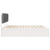 vidaXL Bed Frame with Upholstered Headboard Light Grey 180 x 200 cm