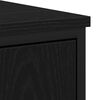 vidaXL Bathroom Sink Cabinet Black Oak 80 x 30 x 60 cm Engineered Wood