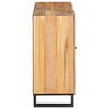 vidaXL Highboard with Door Brown 40 x 33.5 x 110 cm Solid Mango Wood