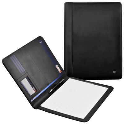 DESQ A4 Conference Folder with Notepad Black