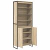vidaXL Tall Cabinets 2 pcs Sonoma 79 x 36 x 300 cm Engineered Wood