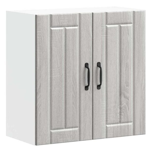vidaXL Kitchen Wall Cabinet Lucca Grey Sonoma Engineered Wood