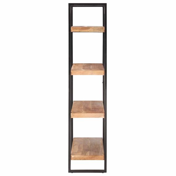 vidaXL 4-Tier Bookcase 120x40x180 cm Solid Acacia Wood