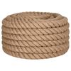 vidaXL Jute Rope 10 m Long 40 mm Thick