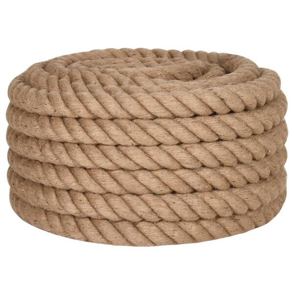 vidaXL Jute Rope 10 m Long 40 mm Thick