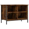 vidaXL Shoe Cabinet Smoked Oak 69x35x50 cm Engineered Wood