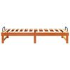 vidaXL Bed Frame Brown 75 x 190 cm Solid Pine Wood