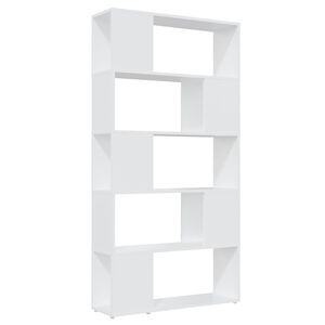vidaXL Book Cabinet Room Divider White 80x24x155 cm Engineered Wood
