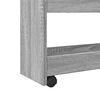 vidaXL Narrow Storage Trolley 4 Tier Grey Sonoma Engineered Wood