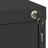 vidaXL Filing Cabinet Anthracite 46x62x72.5 cm Steel