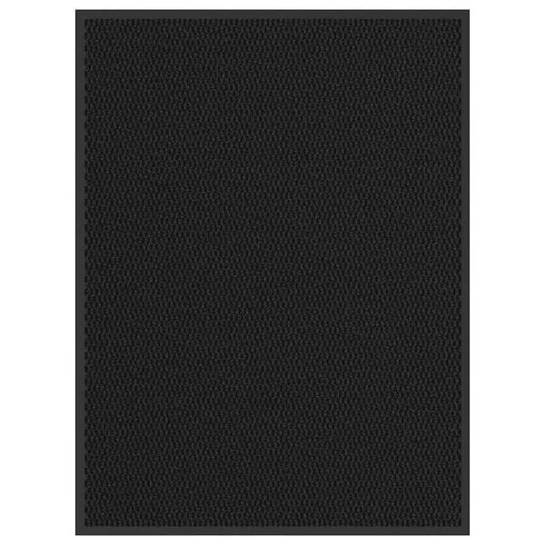 vidaXL Doormat Black 90x120 cm