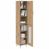 vidaXL Highboard 2 pcs Artisan Oak Engineered Wood