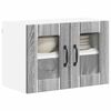 vidaXL Kitchen Cabinet 2 pcs Grey Sonoma 60 x 31 x 40 cm