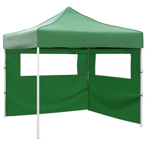 vidaXL Party Tent Folding Green 292 x 292 x 315 cm Oxford Fabric