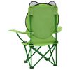 vidaXL Kids' Garden Chairs 2 pcs Green Fabric