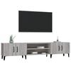 vidaXL TV Cabinet Grey Sonoma 180x31.5x40 cm Engineered Wood