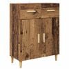 vidaXL Highboard Old Wood 69.5 x 32.5 x 180 cm Engineered Wood