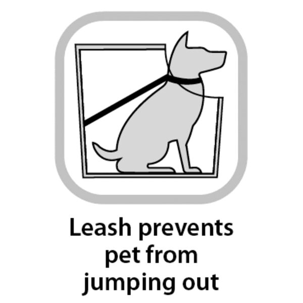 FLAMINGO Pet Carrying Bag Cilou 4 Grey 47x21x30 cm