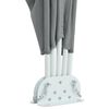 vidaXL Collapsible Terrace Side Awning Grey 300x150 cm