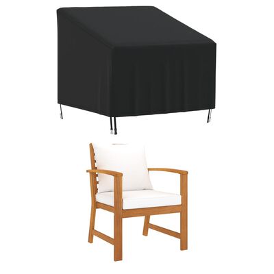 vidaXL Garden Chair Covers 2 pcs 90x90x50/75 cm 420D Oxford Fabric