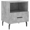 vidaXL Bedside Cabinets 2 pcs Concrete Grey 40x35x47.5 cm Engineered Wood