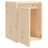 vidaXL Wall Cabinets 2 pcs 30x30x40 cm Solid Wood Pine